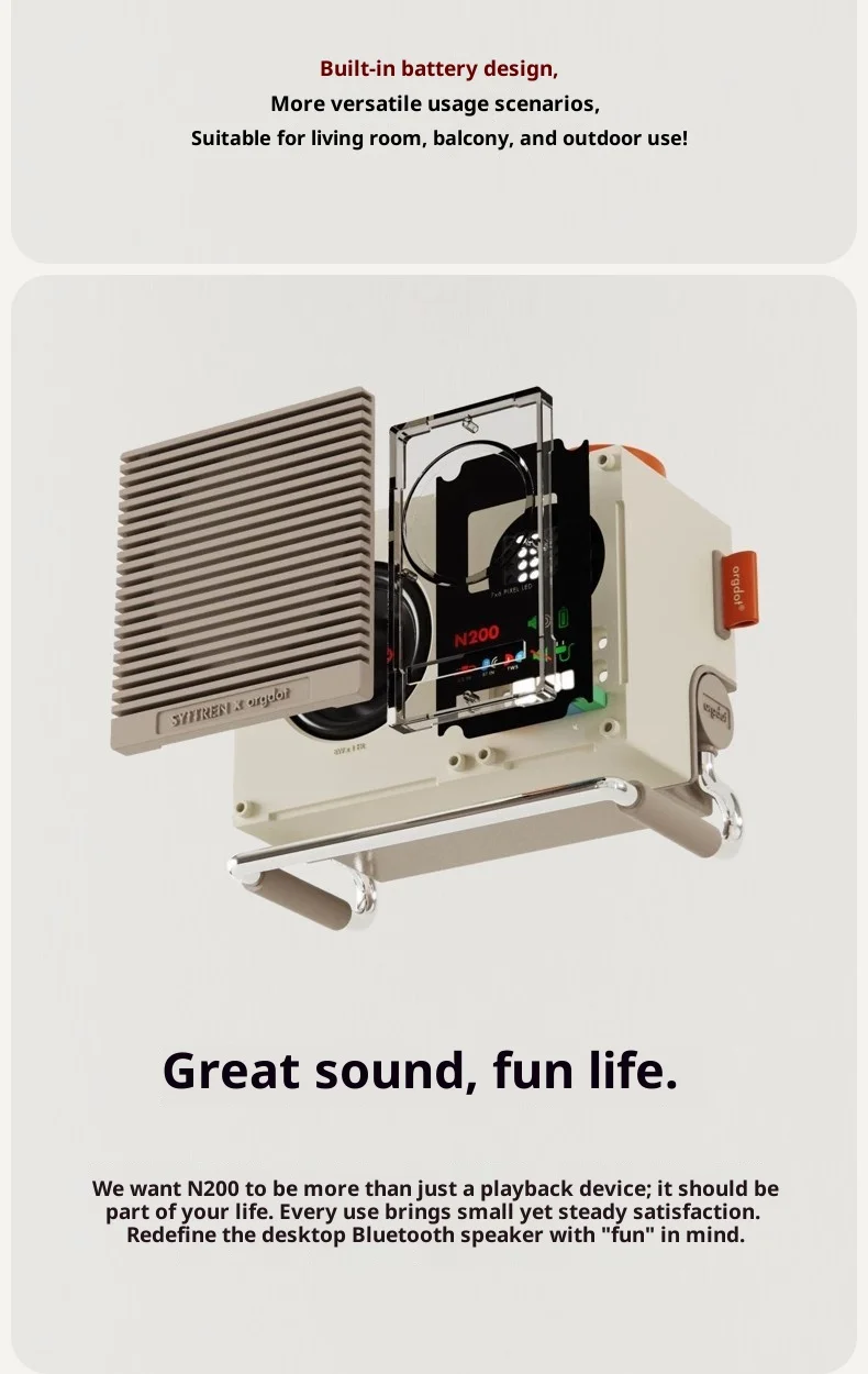 Retro-Futuristic Bluetooth Speaker 11 S25edaa7ccae640edb17e4a8d3860b712y