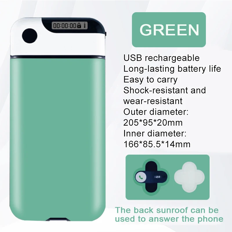 Mobile Phone Lock Box With Timer Self-discipline Timed Box for Students Smartphone Locking Case Safe Timed Lockbox For IPhone