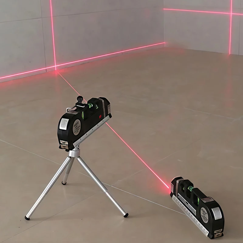 Laser level Laser level line tool multipurpose laser level kit ruler optical instruments renovation measurement and construction tools