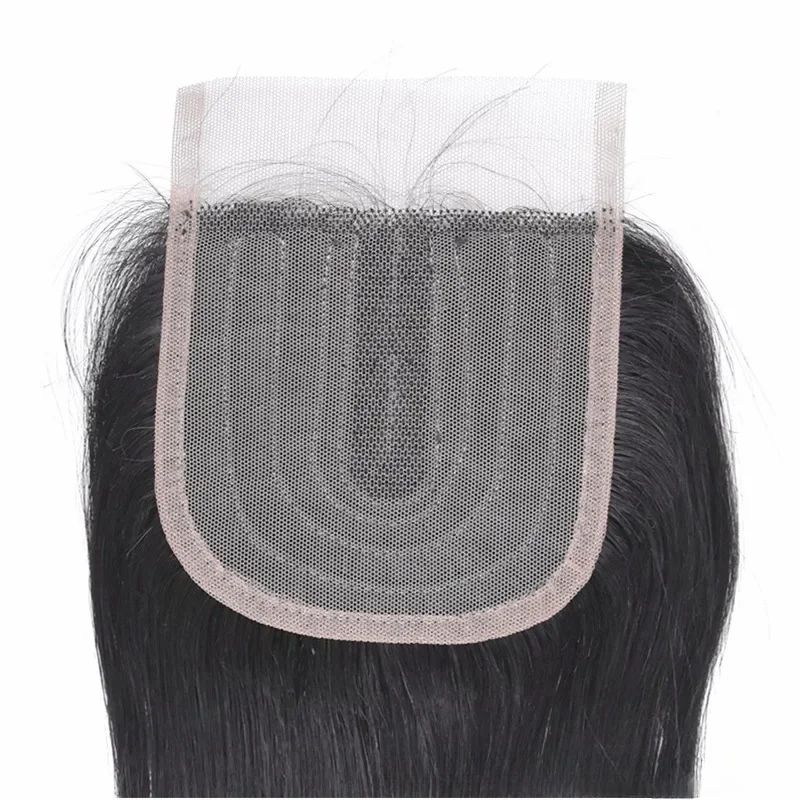 4x1 Lace Closure Brazilian Straight Hair 100% Remy Human Hair Closure For Woman Transparent Swiss Lace Soft and Silky