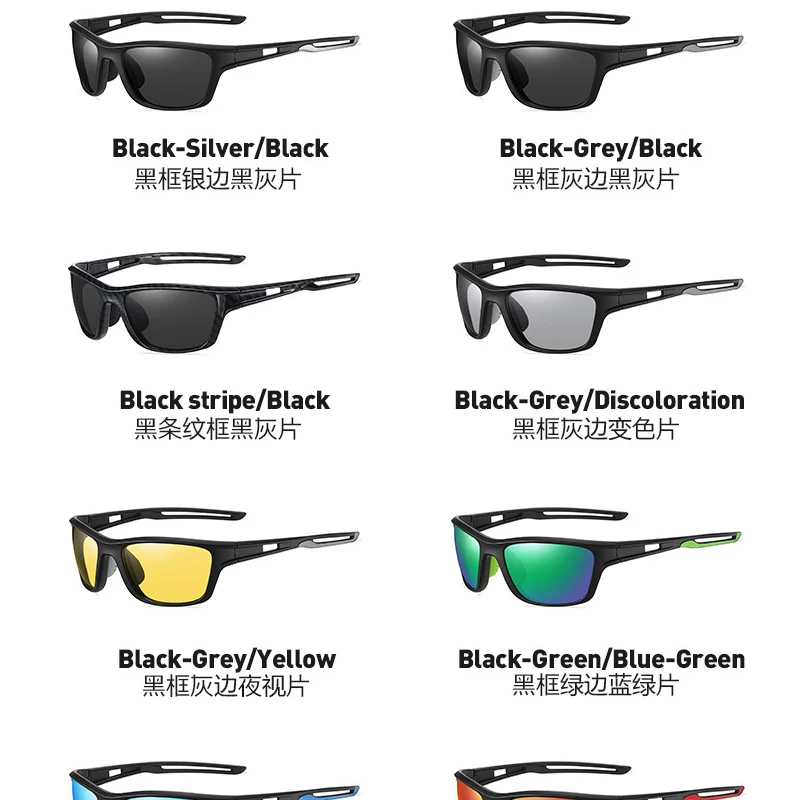 PRJET Brand Driving Sport Sunglasses Men Polarized UV Protection Night Vision Driver Safely Yellow Driving Glasses