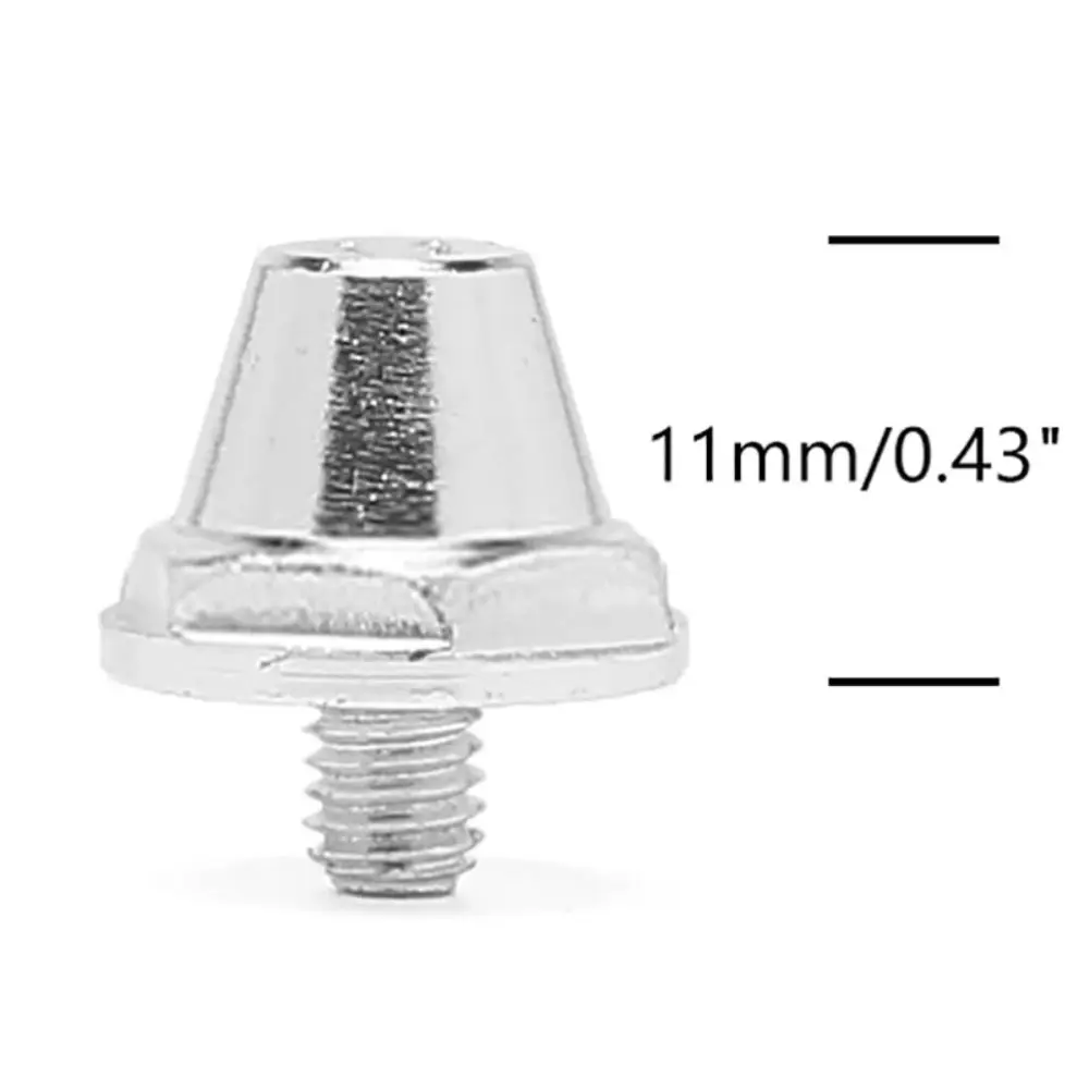 10 clavos para zapatos de fútbol de 11 mm, 13 mm y 15 mm, con cierre rápido, antideslizantes, de repuesto universal