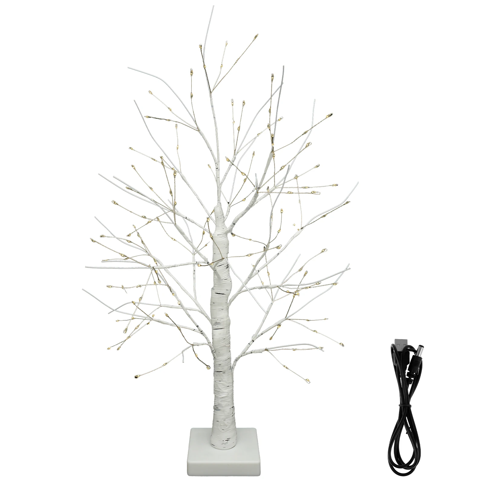 Árvore artificial LED luz com temporizador, usb, operado por bateria,  abajur, decorativo, 24 \, image size:1600x1600