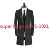 New Arrival Autumn Winter Double Face Cashmere Woolen Coat Men Long Super Large Casual Single Breasted Thick Plus Size S-9XL10XL 4