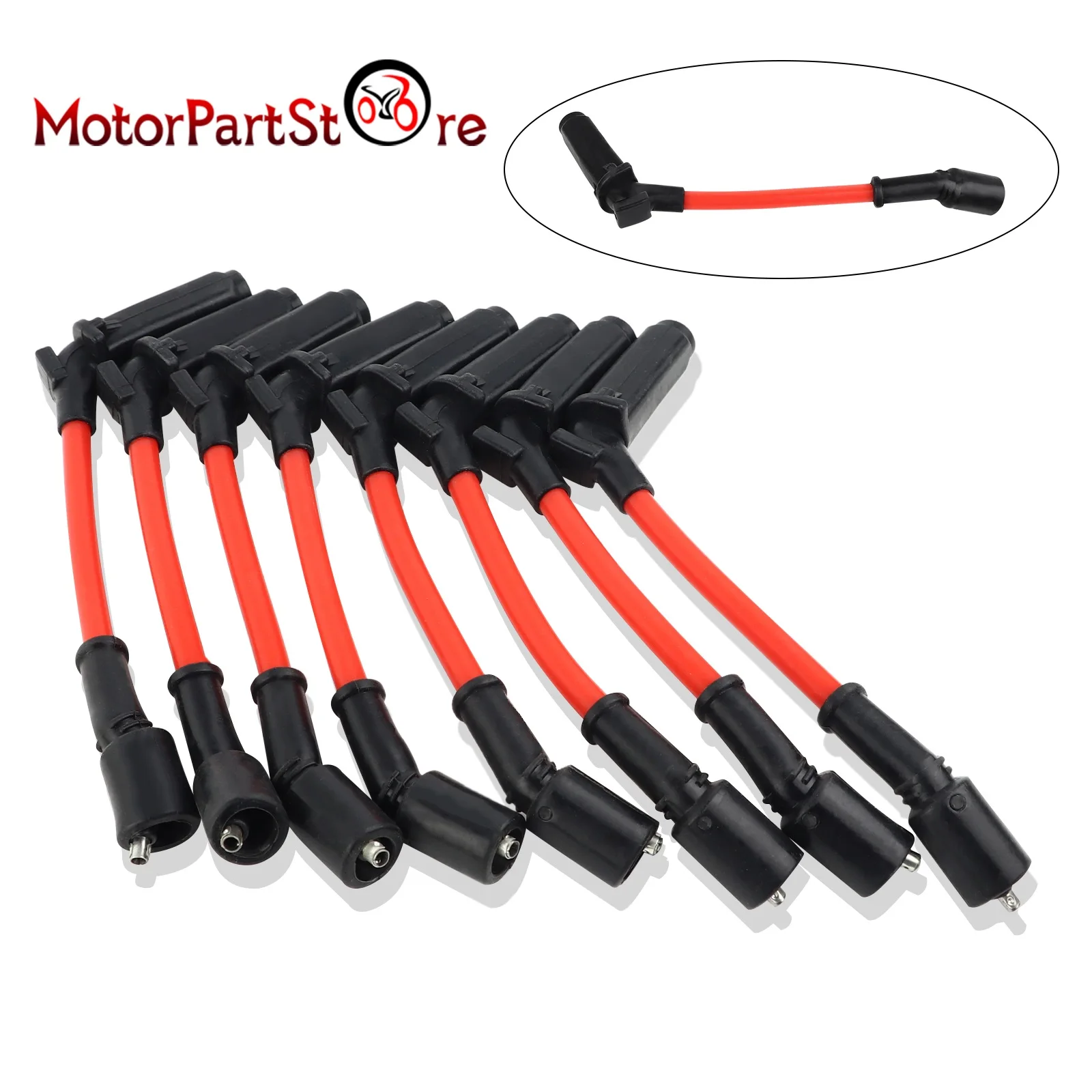 Spark Plug Wires Ignition Cables for GMC Sierra Yukon Chevy Silverado