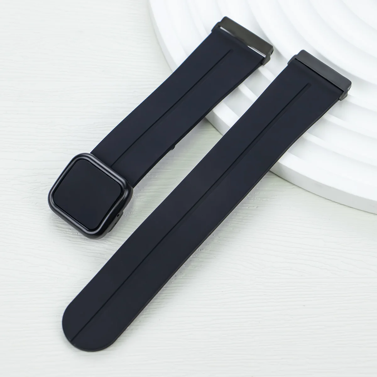 Enhanced Magnetic Buckle Silicone Sports Strap