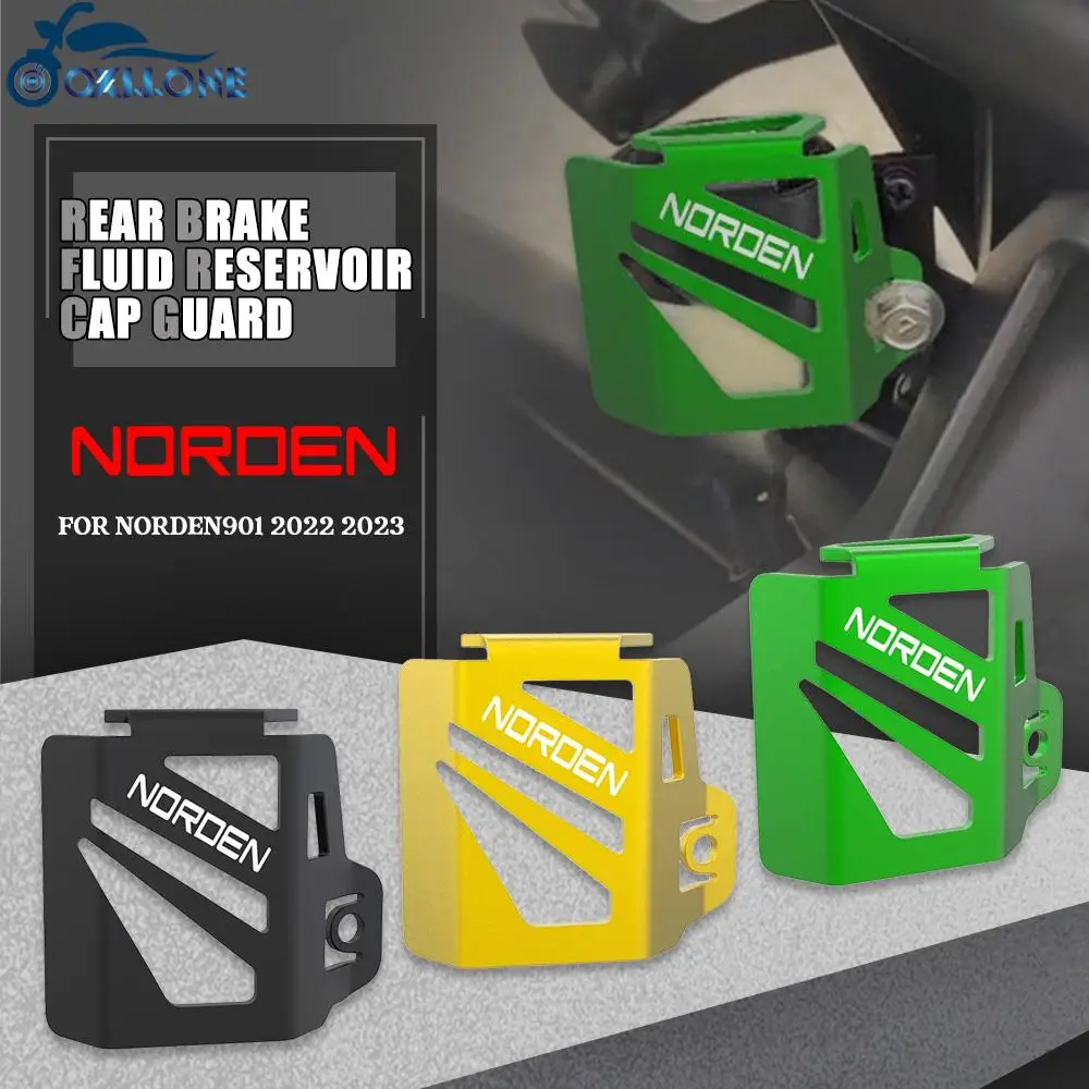 

For Husqvarna Norden901 Norden 901 2022 2023 CNC Rear Brake Fluid Reservoir Guard Cover Cap Protector Motorcycle Accessories