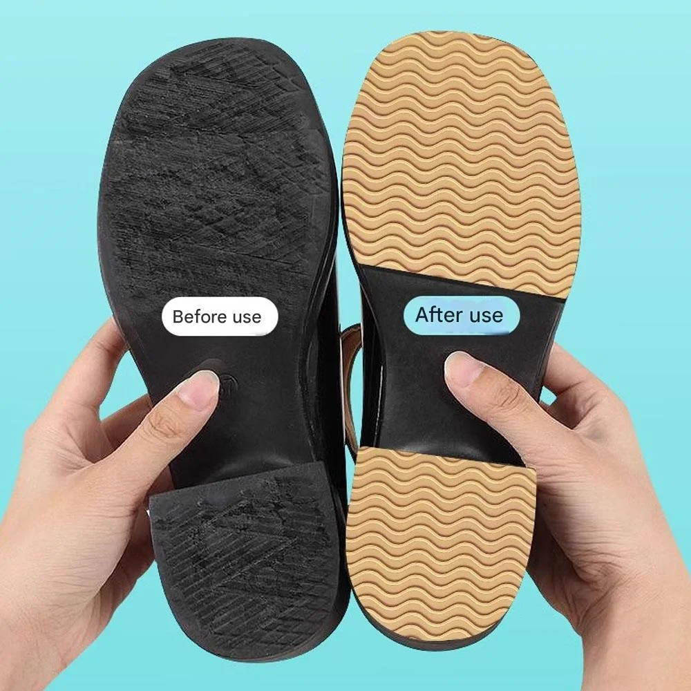 미끄럼 방지 하이힐 그립 밑창 보호대, 튼튼한 밑창 보호대, 자체 접착 밑창 스티커, 부츠 및 구두 수리 키트