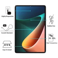 2pcs Screen Protector Tempered Glass For Xiaomi Pad 5 Pro 11'' 2021 pad5 5pro 11 inch HD Clear Anti Scratch Tablet Film 2