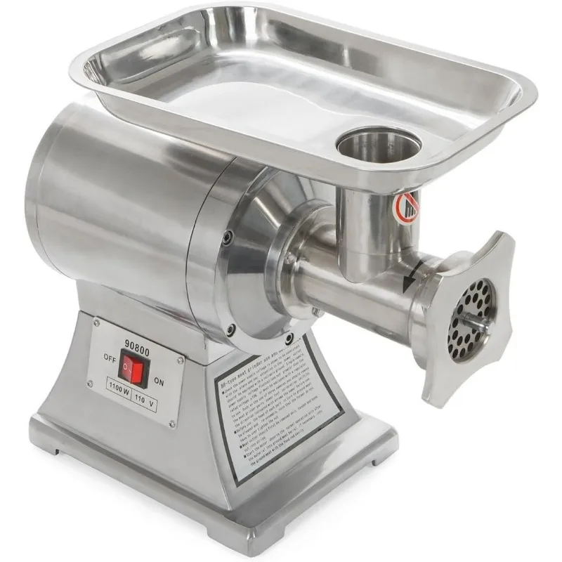 

Barton Commercial #12 Meat Grinder W/Cutting Blade 1100W Electric Stainless Steel Mincer Sausage Maker Industrial