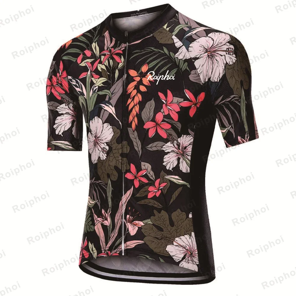 

Roiphoi 2022 Pro Team Zomer Heren Wielertrui Kleding Fiets Fiets Downhill Ademend Snel Droog Reflecterend Shirt Korte Mouw