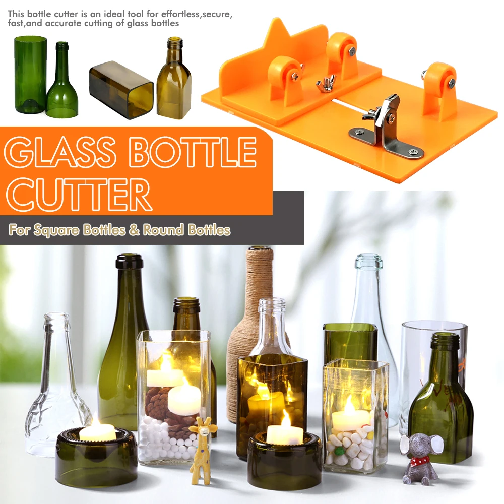 2024 New DIY Glass Bottle Cutter Adjustable Sizes Metal Glassbottle Cut Machine Wine Bottles Crafting Decorations Cutting Tools 3