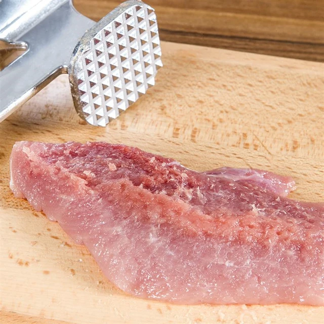 Kiváló Minőségű Kopogtatás Laza Marhahús Steak Gyengéd Hús Kalapács Rozsdamentes Acél Pályázatos Háztartási Konyhai Kiegészítők - Image 3