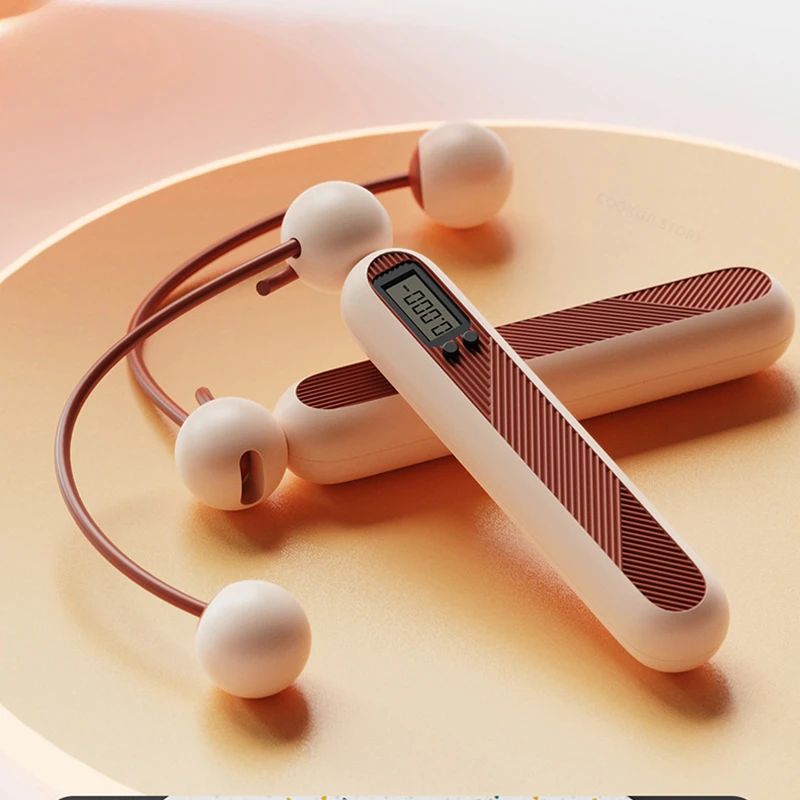 

New Cordless Electronic Skipping Rope Gym Fitness Smart Jump Rope with LCD Screen Counting Speed Skipping Counter