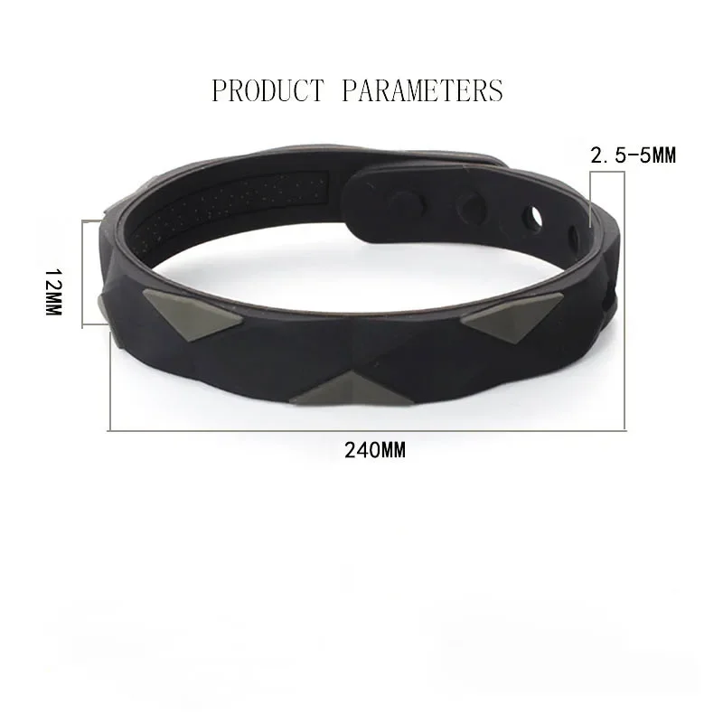 Anti Static Bracelet Negative Ion Basketball Energy Balance Men and Women Waterproof Silicone Lovers Bracelet Anti Fatigue magnetic bracelet silicone wristband antistatic bracelet