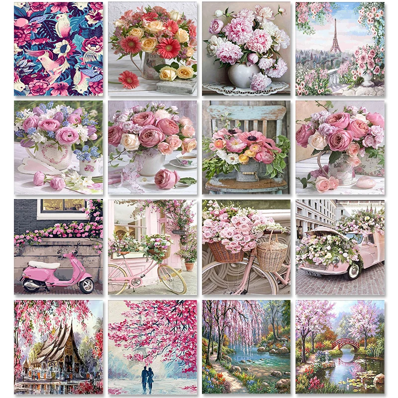 Painting by numbers 60x75cm Canvas DIY