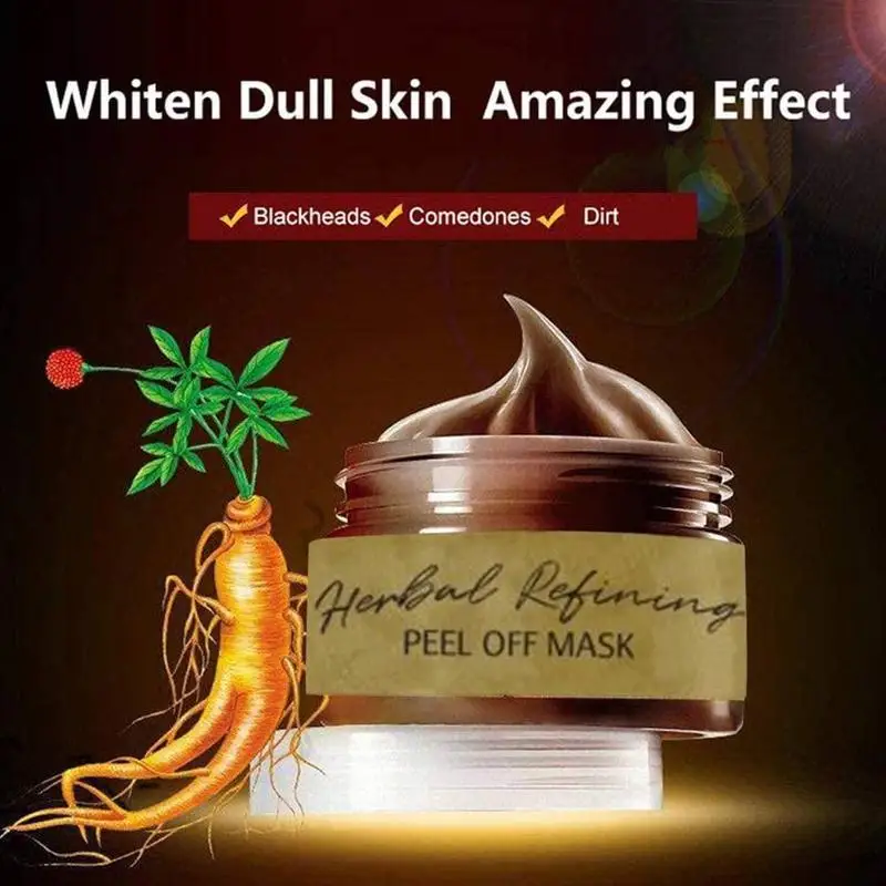 

120ml Remove Blackhead Cleaning Mask Peel-off Mask Herbal Refining Beauty Tearing Pores Shrink Skin Care Products Face Peeling