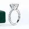DEZO All Moissanite  5 ct Engagement Rings For Women Solid 925 Sterling Silver Oval Cut VVS1 D Color GRA Certificate 3