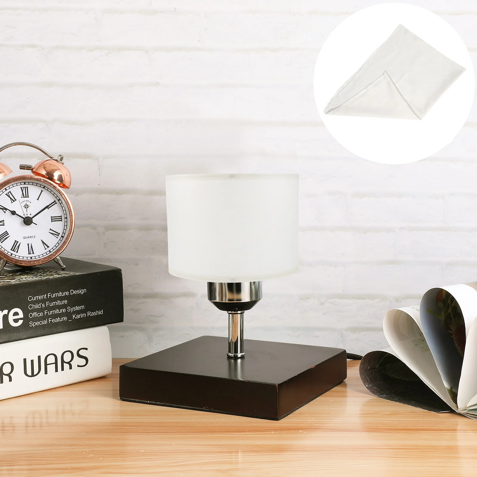 

Lamp Shade Material Styrene Fabric Make Lampshade Pre-Cut Length Pressure Diy Household Gadgets Home Goods