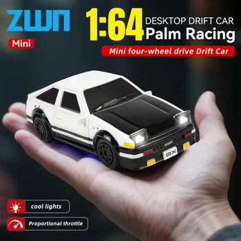 1:64 2.4G Ad alta velocità Drift Rc Car 4WD Auto telecomandata Quattro ruote motrici Radiocontrollato Mini GTR Modello da corsa Ragazzo Giocattolo Giftts