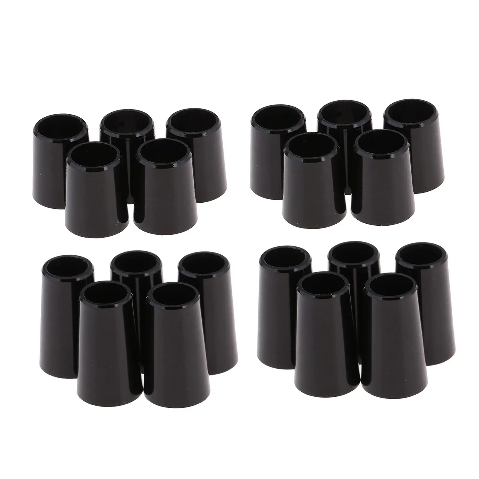 20 Pack .370/.335 Black Golf Ferrules s Wood Shafts Club Accessories 3