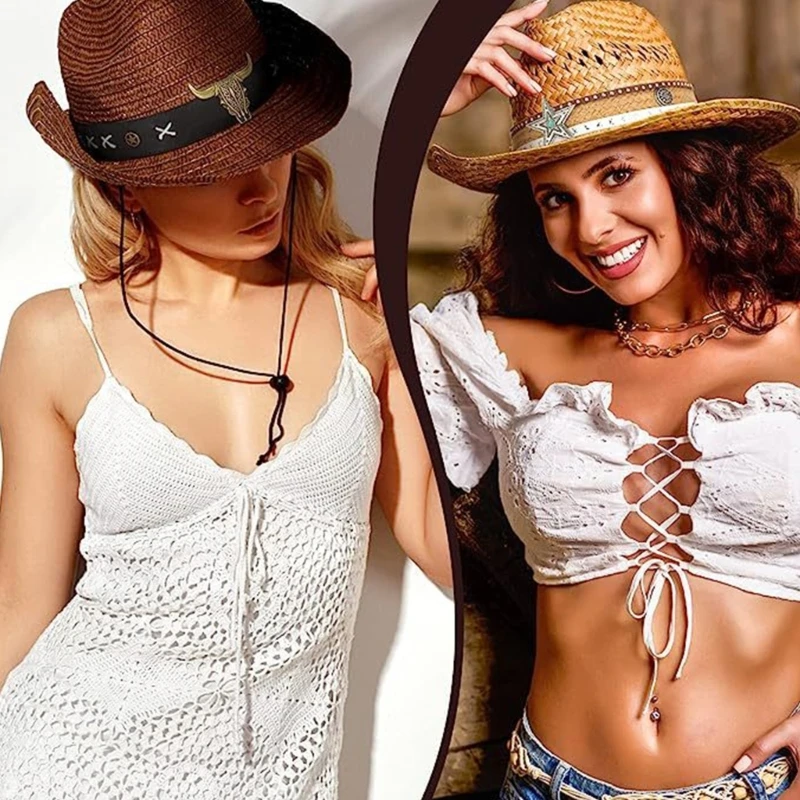 

Handmade Hats Bands for Fedora Cowboy Hat Womens Hat Belts Straw Cap Felt Hat