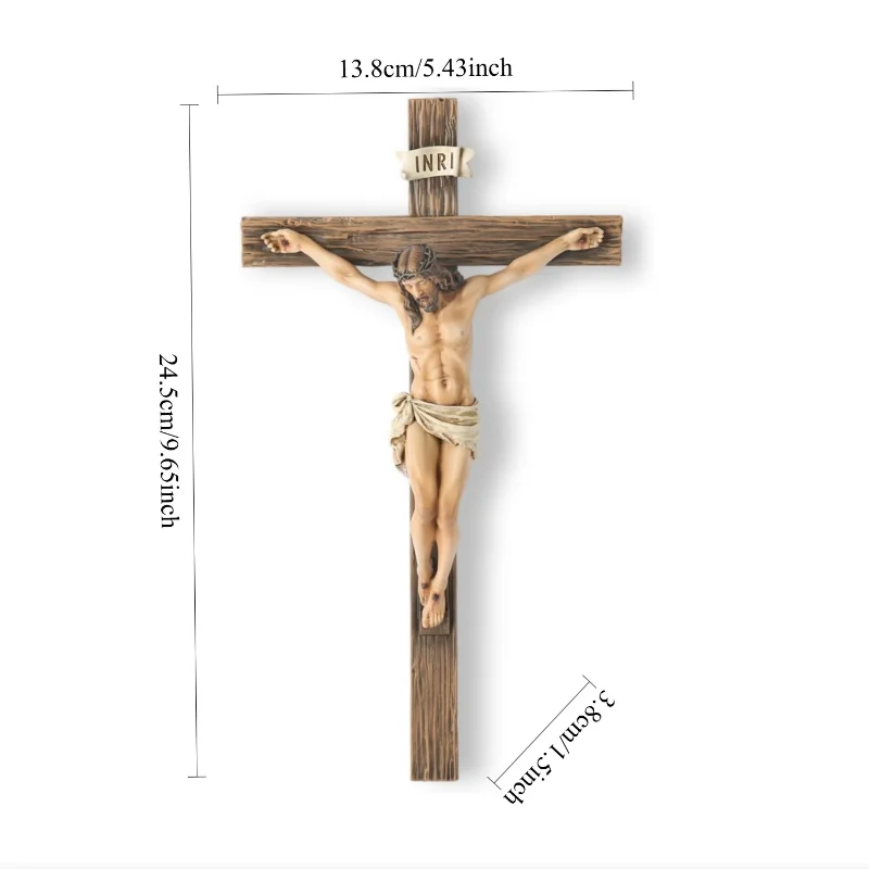 Jesus Cross Wall Crucifix 6
