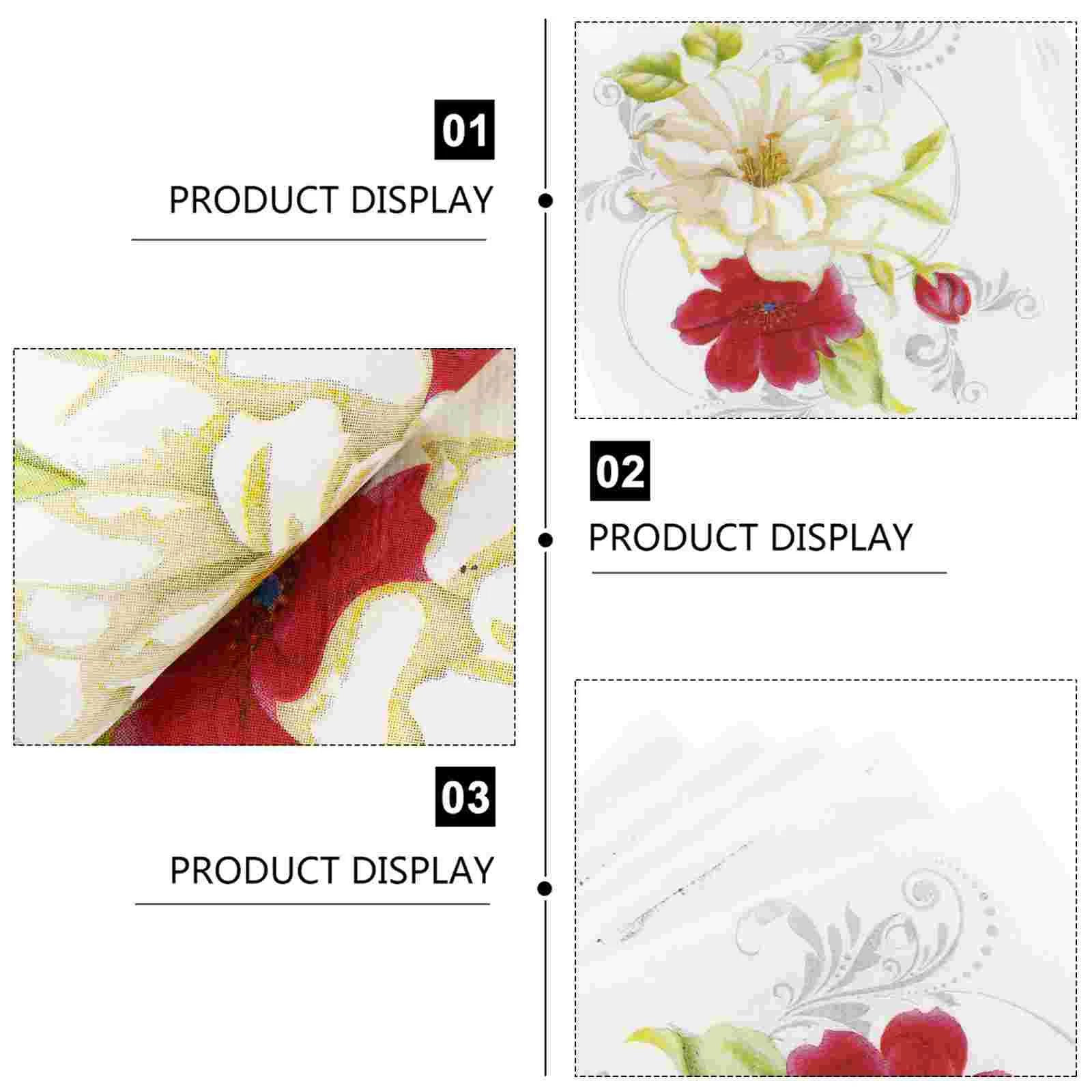 40 PCS Ornament Wedding Wedding Decorationsations Practical Party Dining Table Premium Delicate Printed Safe Baby