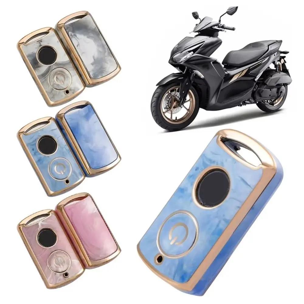 TPU Car Key Case Soft Colorful Key Protective Case for Yamaha Nmax NVX NVX155 XMAX XMAX300 QBIX AEROX JAUNS key case key case cover car key shell