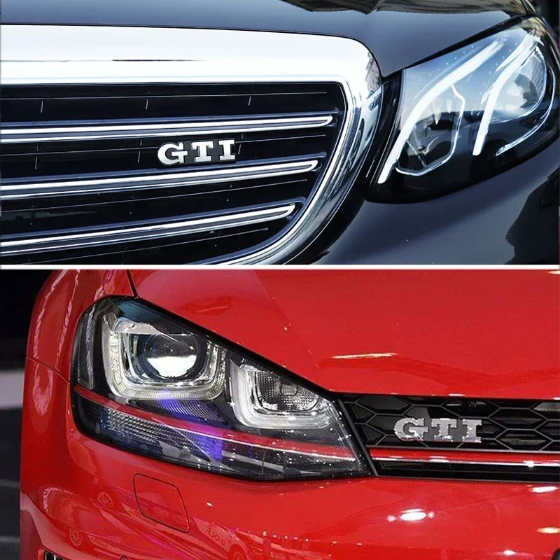 골프 3 4 MK3 MK4 2026 VW 폭스바겐용 1개 자동차 금속 배지 스티커 프론트 그릴 데칼 장식 (VW GTI 파사트 B6 골프용)