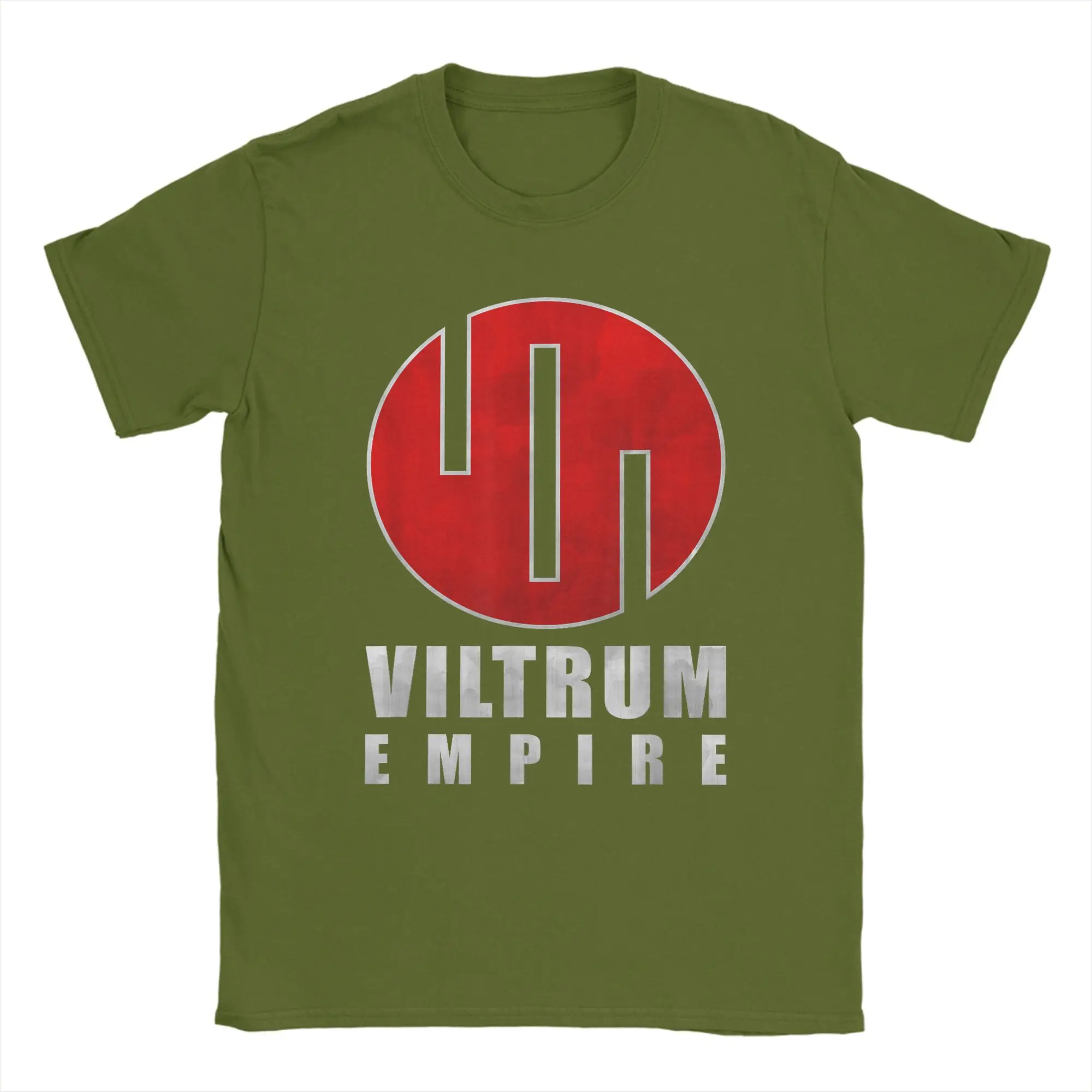 Invincible Viltrum Empire Vintage Logo Men's Cotton Crew Neck T-Shirt