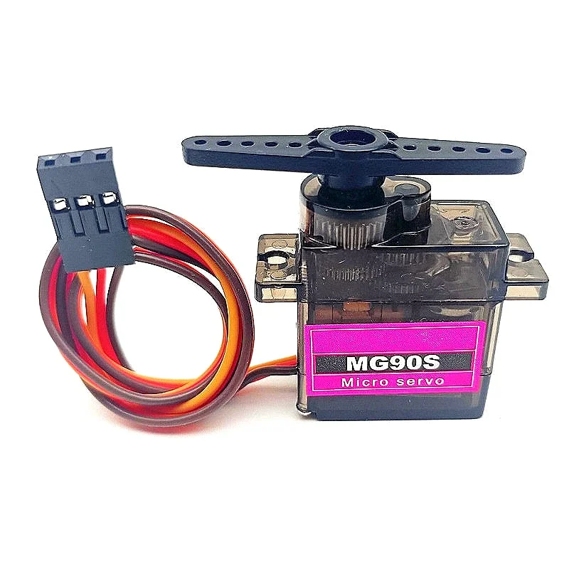 Pack of Metal Gear Servos - 180-360 Degree Range for Versatile Applications