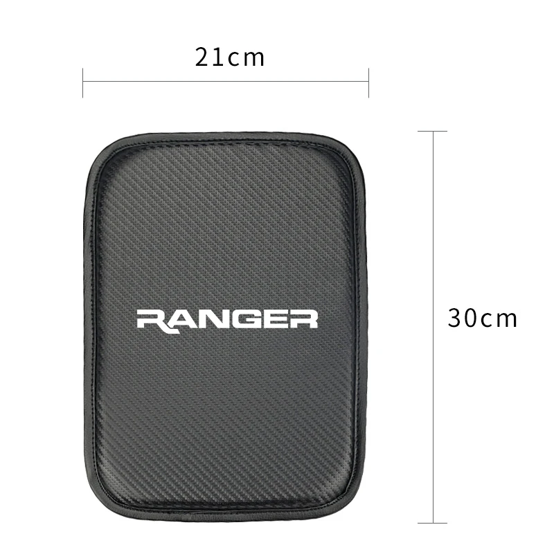Car Armrest Pad Covers Ford Ranger T6 Car Styling Accessories Storage Protection Cushion car armrest pad covers
