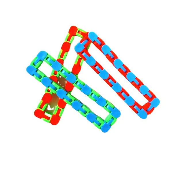 1PCS 24 Grain Fidget Toys Children Adults Puzzle Decompression Toys DIY Bicycle Bracelesory Toy Multi Colors And Multi Fun 3