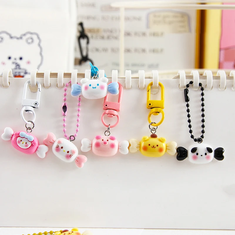 

Kawaii Candy Sanrio Kuromi Melody брелок аниме мультфильм Cinnamonroll брелок рюкзак Подвеска декоративные аксессуары подарок