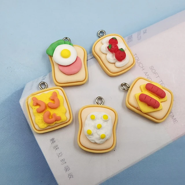 8pc 3D Fruits Cup Cake Food Resin Charms Cute Kawaii Pendant Charms for  Earring Necklace Jewelry Making Accessories Diy Supplies