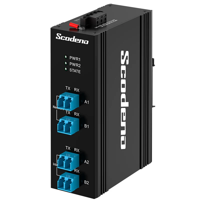 

2-channel optical fiber bypass units