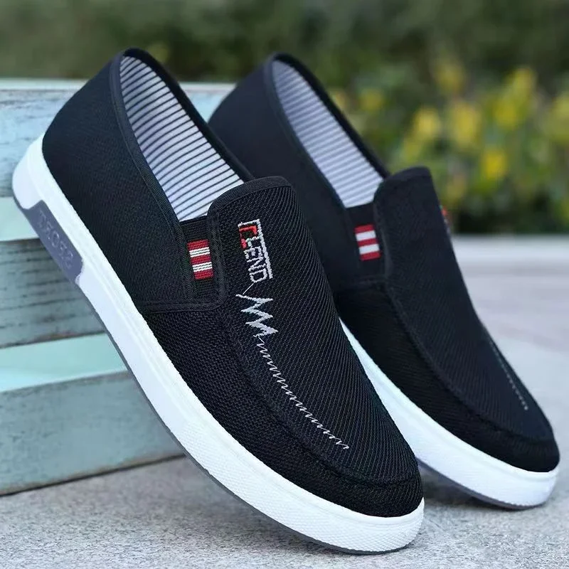 Spring Autumn New male Soft soled Shoes Outdoor non slip canvas footwear Casual comfortable flat Men's Fashion Shoes Zapatillas 3
