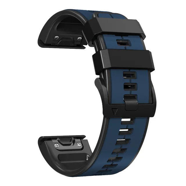 Enhanced Silicone Watch Band Strap - 22mm/26mm Easyfit Wristband