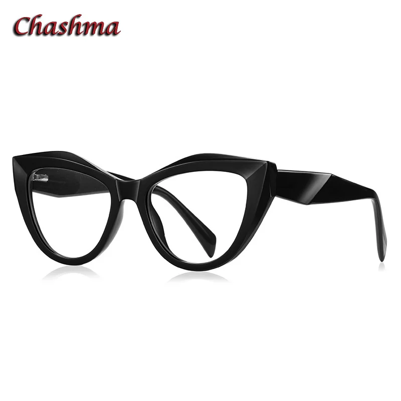 

Chashma Women Cat Eye Prescription Glasses Frame Fashion Optical Eyewear Spectacles Spring Hinge Gradient Blue Eyeglasses