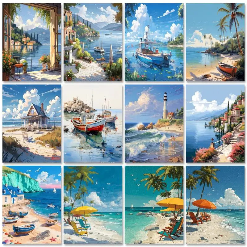 GATYZTORY Diy Paint By Numbers Kit For Adults Unique Gifts Art Kits For ...