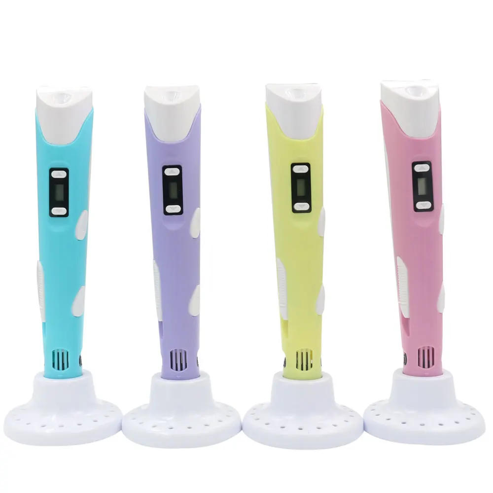 3D Printing Pen 3D Pen with LCD Screen Kids 3D Printing Pen DIY Drawing 10/20/30 Colors 200M PLA Filament Children's Birthday Christmas Gift