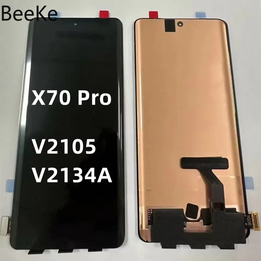 

LCD Display 6.56'' Original For ViVO X70 Pro 5G OLED LCD Screen Touch Digitizer Assembly X70Pro V2134A V2105 Replacement