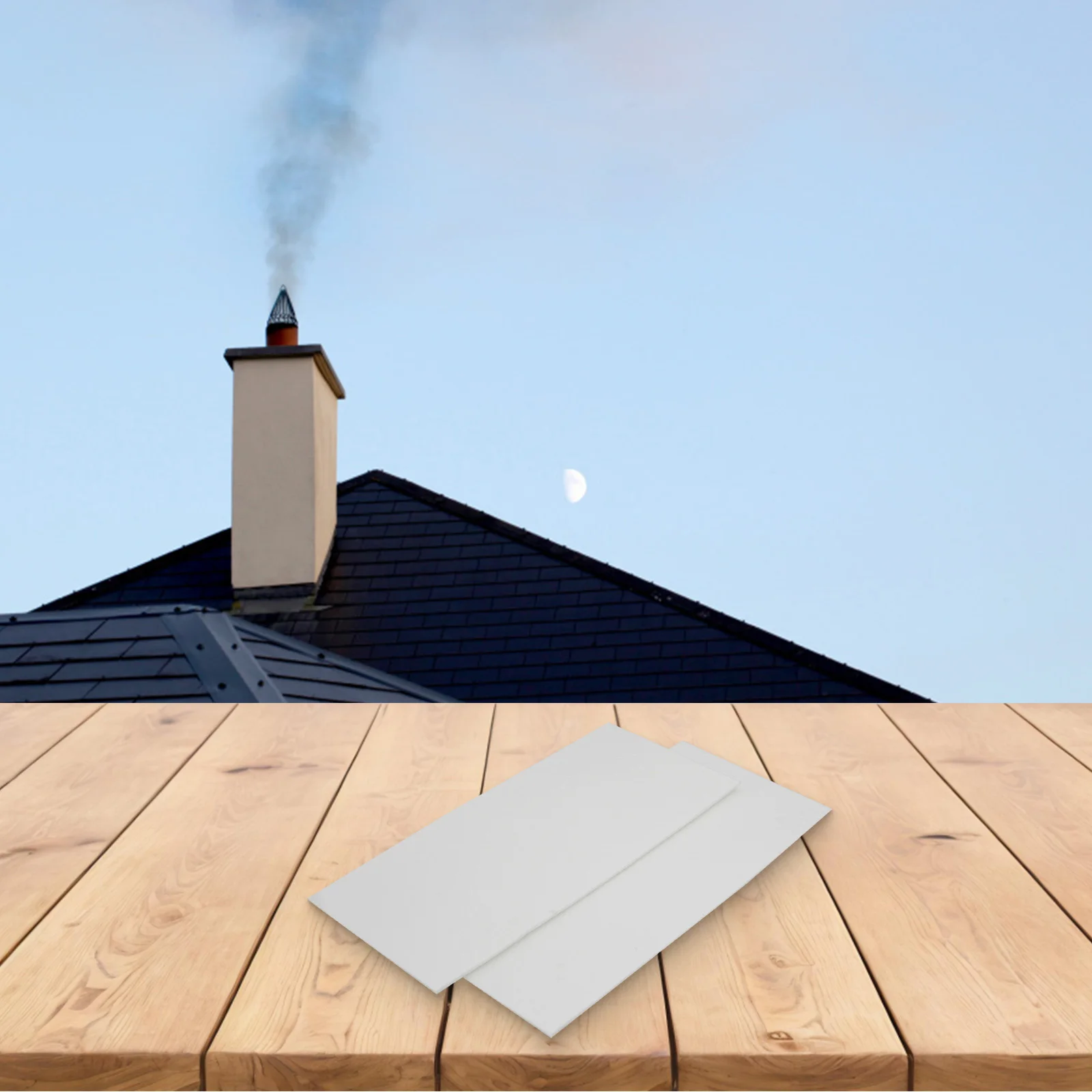 Thermal Conductivity Exhaust Pipe Ceramic Fiber Gasket Prevents Unwanted Air Entry Ceramic Spacer Paper Seals Chimney