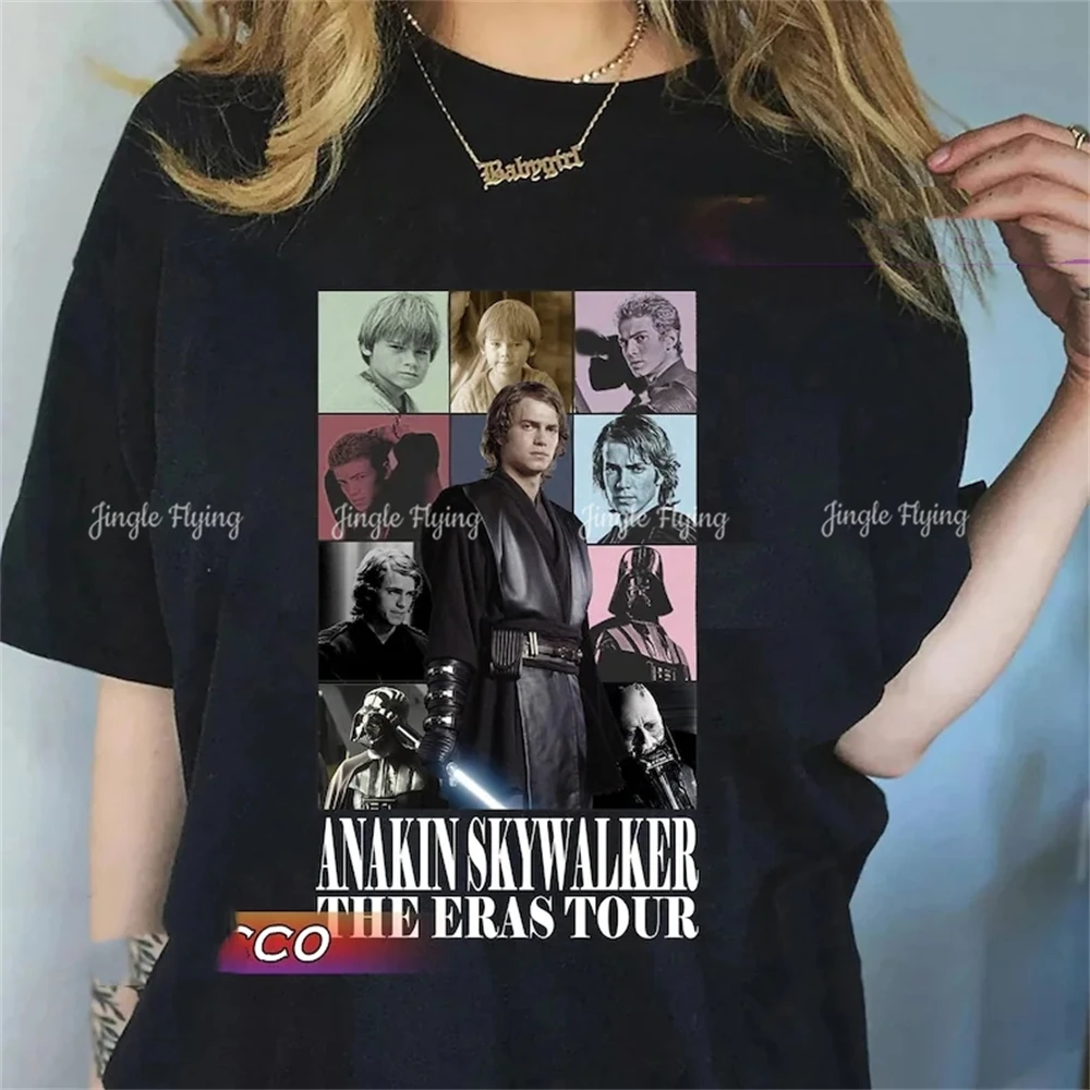 Camisa vintage Anakin Skywalker Eras Tour, camisola unisex do