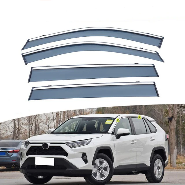 

car Side Window Deflectors For Toyota Rav4 XA40 XA50 2014-2018 2019-2023 Window Visor Sun Rain Guards Door Visor Weather Shield