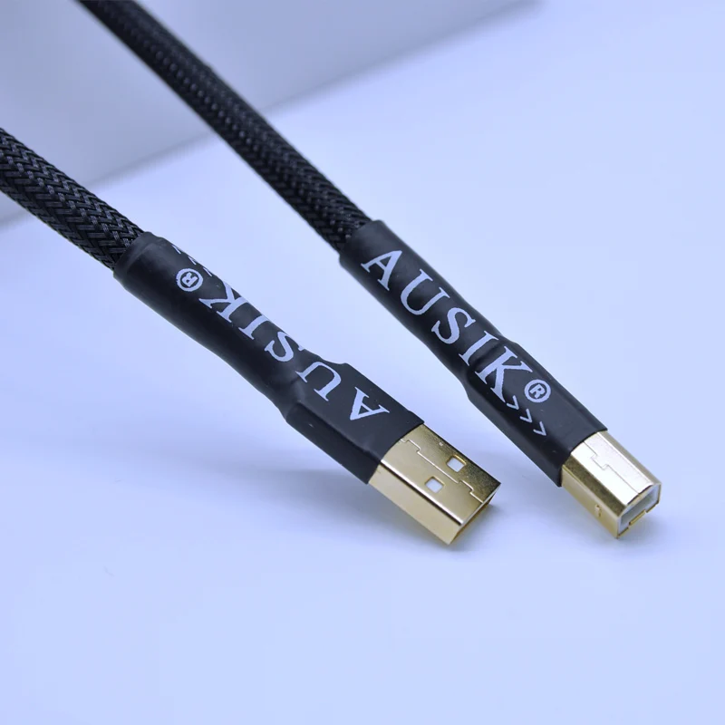 Кабель передачи данных HiFi 2,0 USB Tpye A-BCanare аудио кабель для ПК MP3 CD DVD усилитель DAC AUSIK AS017 (art.: 3920be620e616) - 3920be620e616