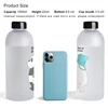 Water Bottles Cute Panda Bear Cup 1000ml With Straw Transparent Cartoon Water Bottle Drinkware Frosted Leak-proof Protein Shaker 4