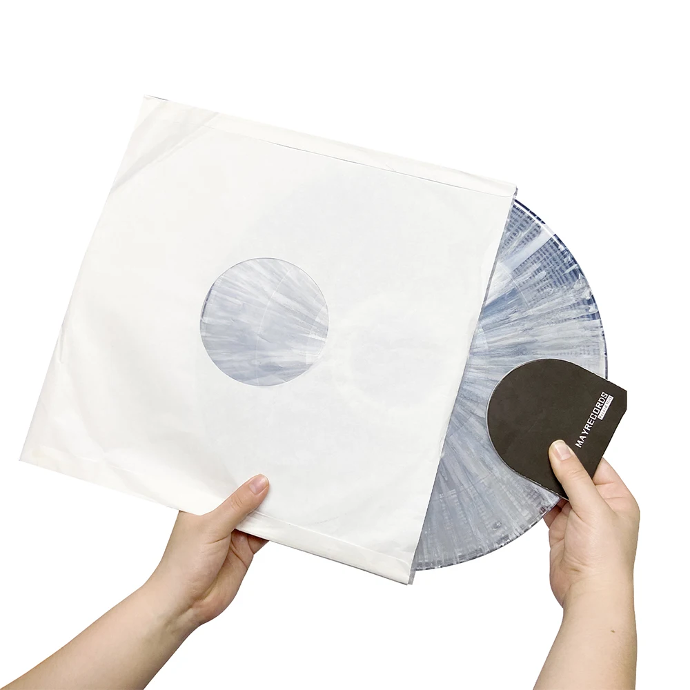2pcs Record Cleaner Handler Mitt Vinyl Record Clip Disc Cleaning Protection Pad Lightweight No Fingerprint No Damage Anti-static