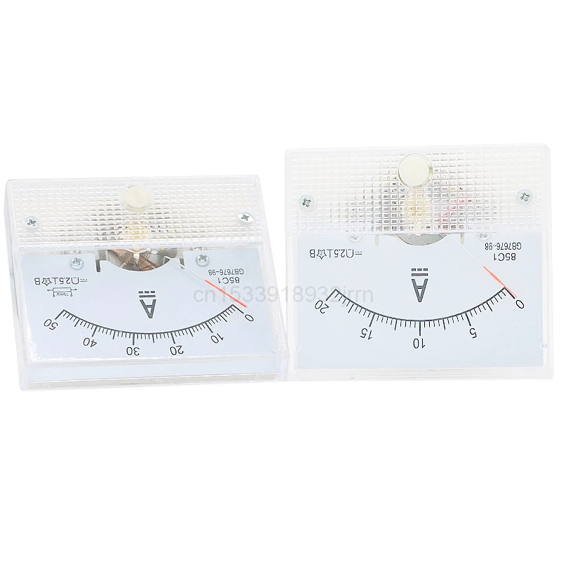 85C1 DC Ammeter Analog Current Meter Panel 1A-500A
